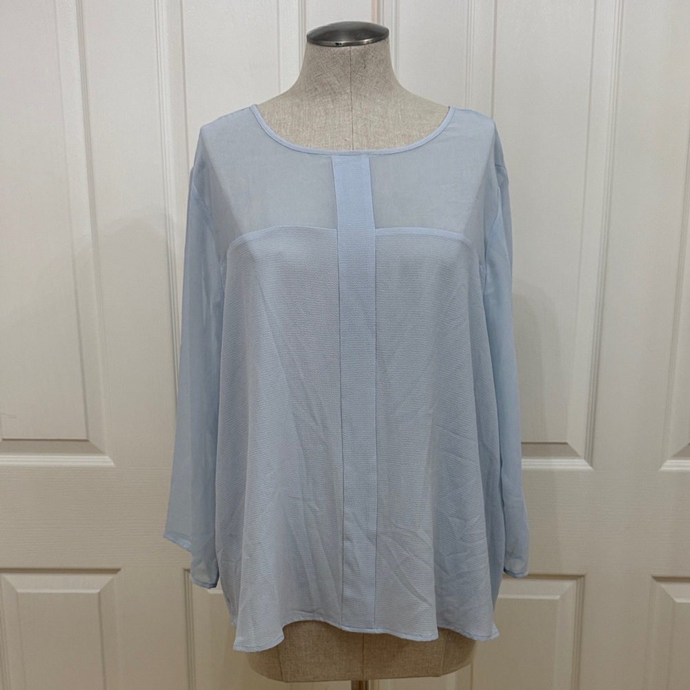 Vince Camuto Soft Blue Women's Blouse